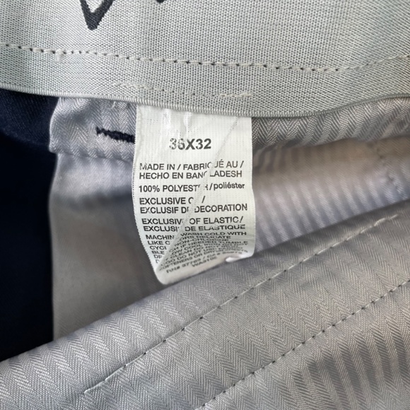 Callaway Golf Pants Black Men’s Size 36x32 – LIKE NEW - Picture 3 of 14